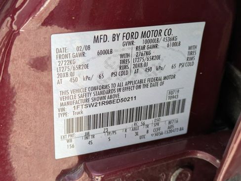 Used 2008 Ford F250 Lariat AWD/4WD image 22