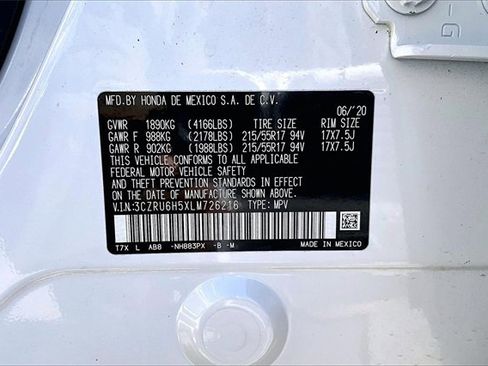 Used 2020 Honda HR-V EX image 16