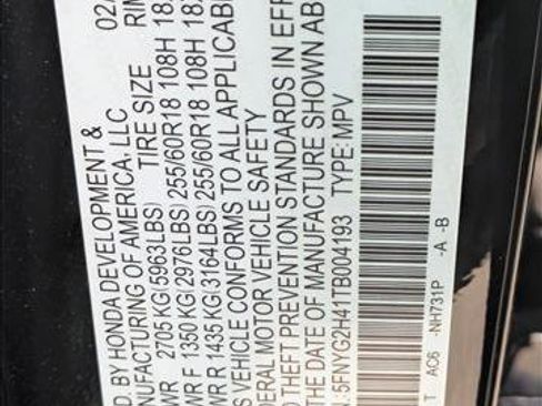 New 2026 Honda Pilot EX-L image 18