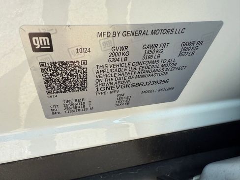 Used 2024 Chevrolet Traverse LT w/ Enhanced Driving Package image 60