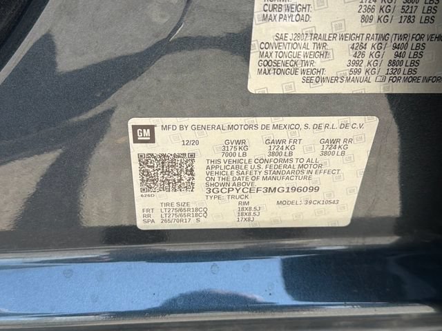 Used 2021 Chevrolet Silverado 1500 Custom Trail Boss AWD/4WD image 30