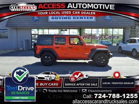 Used 2018 Jeep Wrangler Unlimited Sport S AWD/4WD image 1