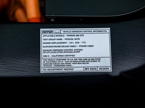 Used 2023 Ferrari 296 GTS image 47
