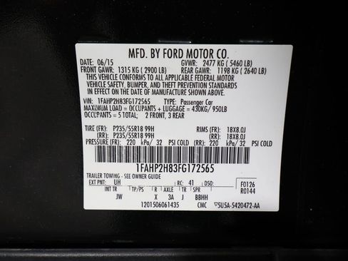 Used 2015 Ford Taurus SEL image 39
