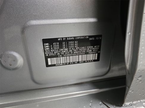 Used 2019 Subaru Legacy 2.5i Premium image 37