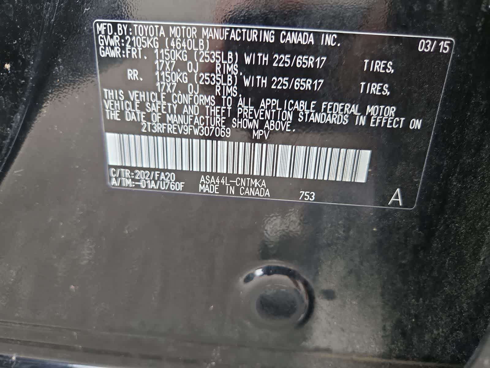 Used 2015 Toyota RAV4 XLE AWD/4WD image 29