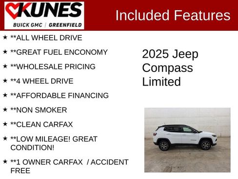 Used 2025 Jeep Compass Limited image 3