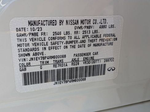 Used 2024 INFINITI Q50 Luxe w/ Cargo Package RWD image 28