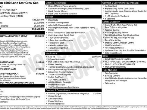 Used 2022 RAM 1500 Lone Star image 29