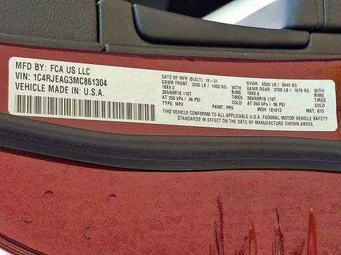 Used 2021 Jeep Grand Cherokee Laredo RWD image 25