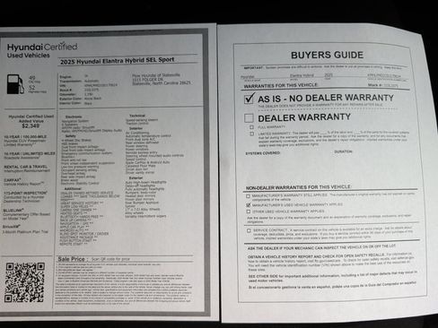 Used 2025 Hyundai Elantra SEL FWD image 33