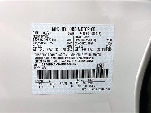 Certified 2023 Ford Edge Titanium w/ Equipment Group 301A AWD/4WD image 35