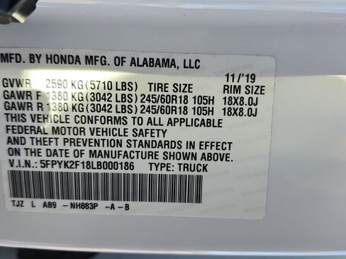 Used 2020 Honda Ridgeline Sport image 36