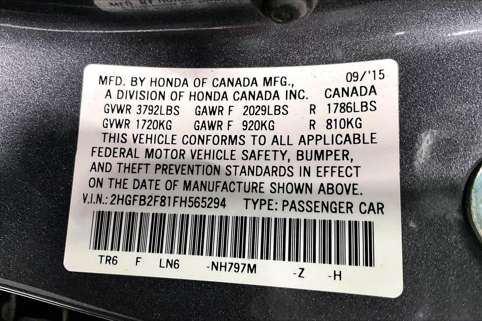 Used 2015 Honda Civic EX image 36