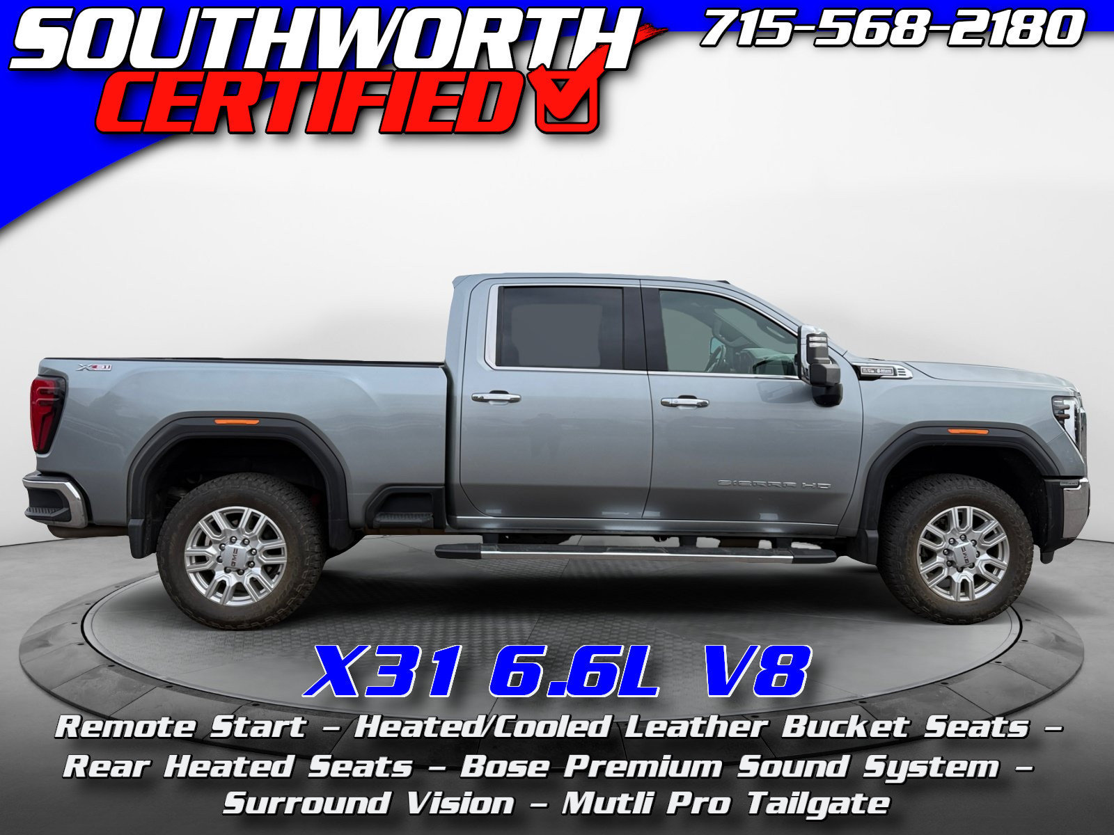 Used 2024 GMC Sierra 2500 SLT w/ SLT Premium Package AWD/4WD image 1