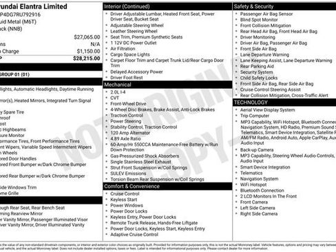 Used 2024 Hyundai Elantra Limited FWD image 44