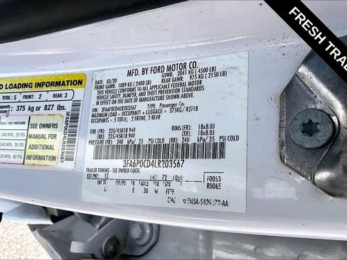 Used 2020 Ford Fusion SEL FWD image 16