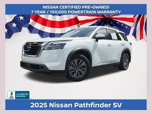 Certified 2025 Nissan Pathfinder SV w/ SV Premium Package AWD/4WD image 1