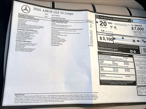 New 2026 Mercedes-Benz GLE 53 AMG 4MATIC Coupe image 13