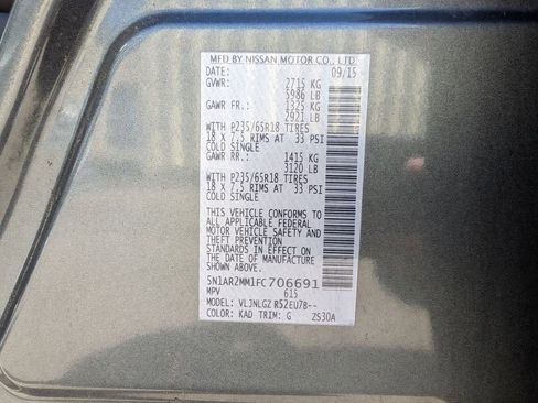 Used 2015 Nissan Pathfinder SL w/ SL Premium Package image 33