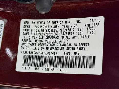 Used 2015 Honda CR-V EX image 23