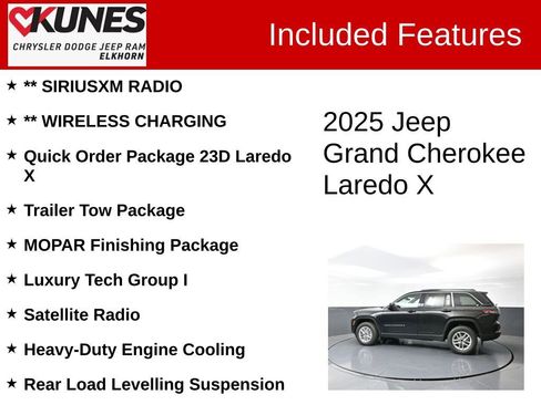 New 2025 Jeep Grand Cherokee Laredo X w/ Luxury Tech Group I image 3