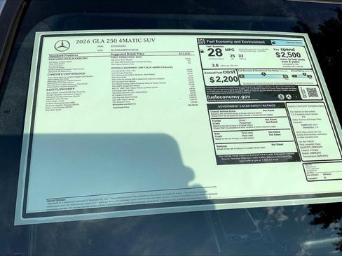 New 2026 Mercedes-Benz GLA 250 4MATIC image 26