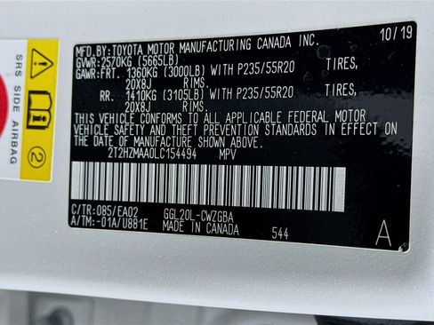 Used 2020 Lexus RX 350 FWD w/ Premium Package image 33