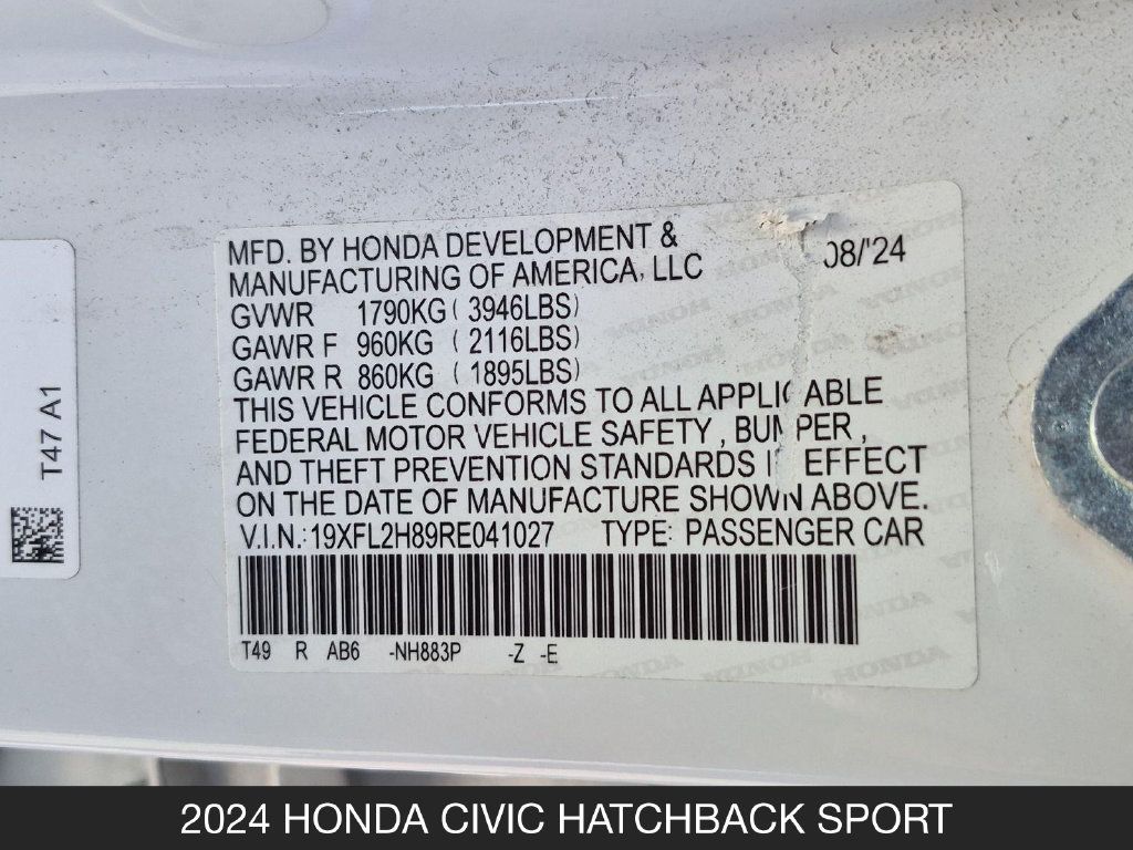 Used 2024 Honda Civic Sport image 24