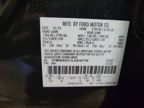 Used 2020 Ford Explorer ST w/ Premium Technology Package AWD/4WD image 33