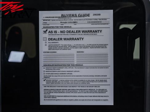 Used 2019 Jeep Wrangler Unlimited Sport S image 50