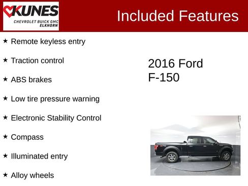 Used 2016 Ford F150 XLT w/ Equipment Group 302A Luxury AWD/4WD image 2