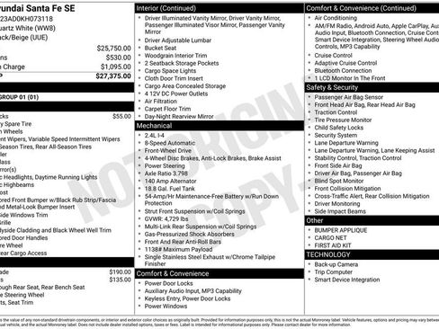 Used 2019 Hyundai Santa Fe SE image 3