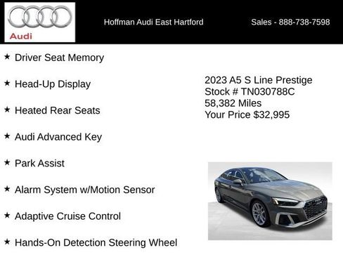 Used 2023 Audi A5 2.0T Prestige AWD/4WD image 30