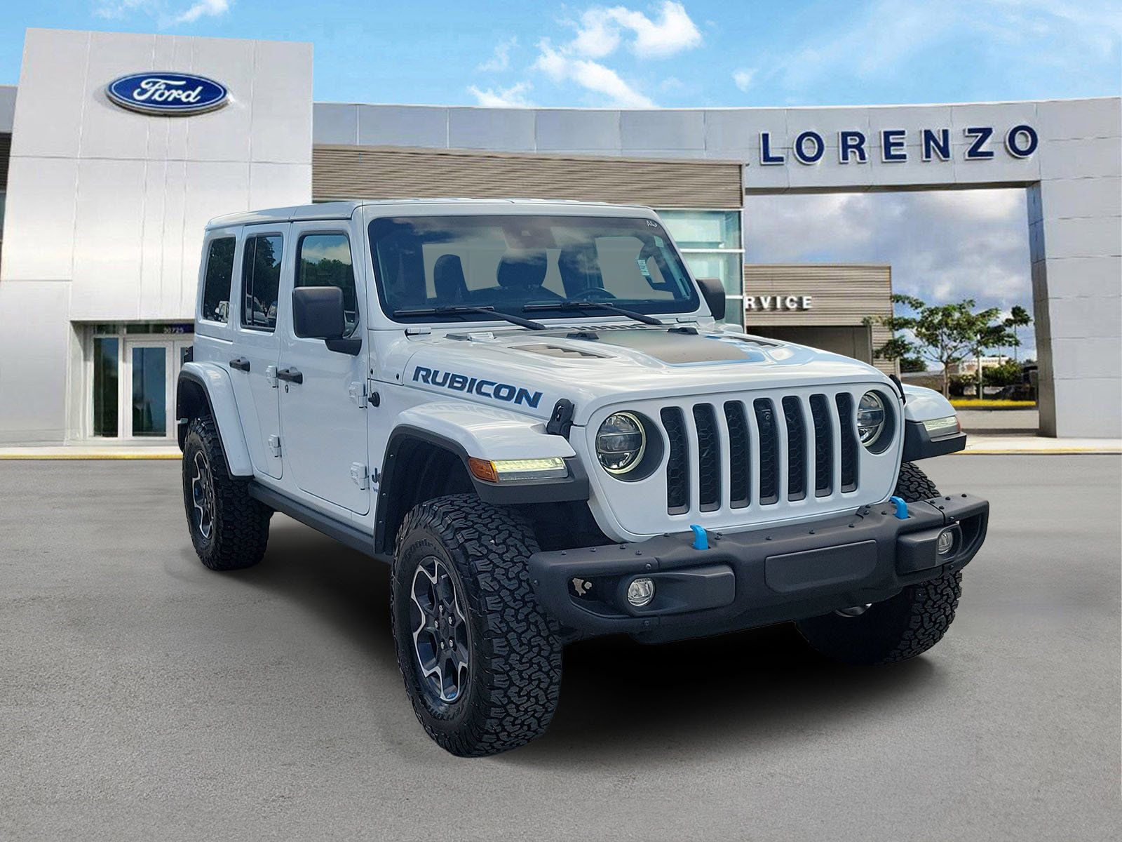 Used 2022 Jeep Wrangler Unlimited Rubicon 4xe w/ Steel Bumper Group AWD/4WD image 3