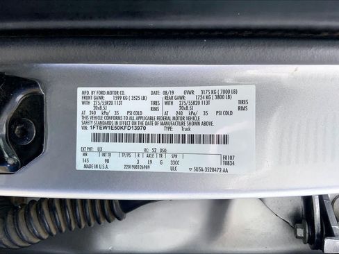 Used 2019 Ford F150 Platinum w/ Trailer Tow Package AWD/4WD image 36