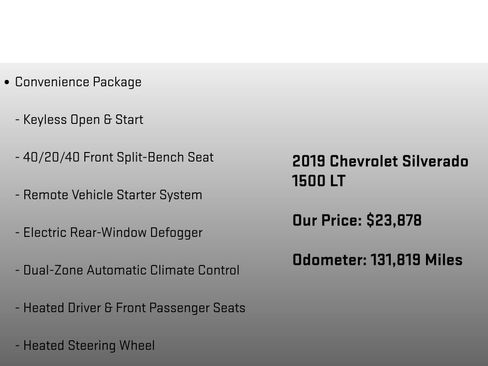Used 2019 Chevrolet Silverado 1500 LT w/ All-Star Edition AWD/4WD image 30