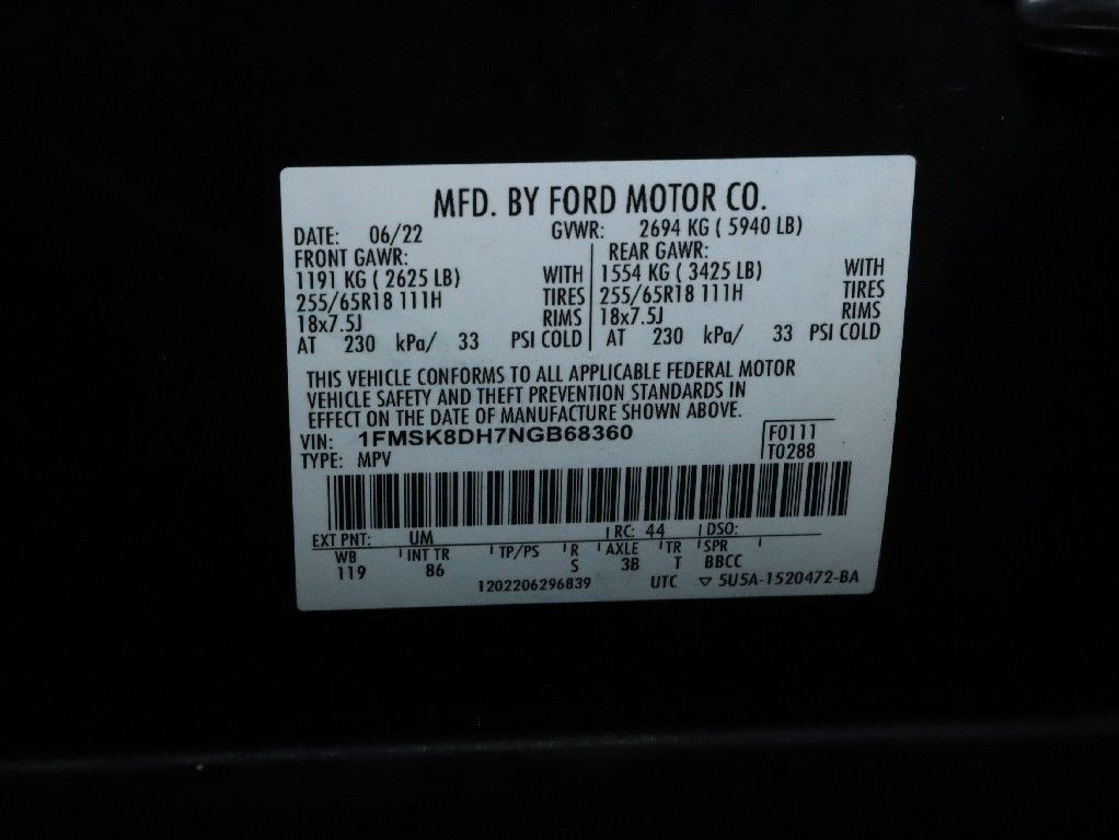 Used 2022 Ford Explorer XLT AWD/4WD image 29