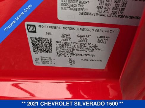 Used 2021 Chevrolet Silverado 1500 LT image 42