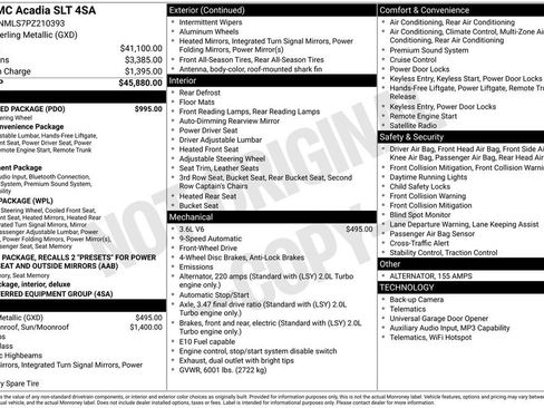 Used 2023 GMC Acadia SLT w/ Preferred Package FWD image 16