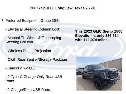 Used 2023 GMC Sierra 1500 Elevation image 15