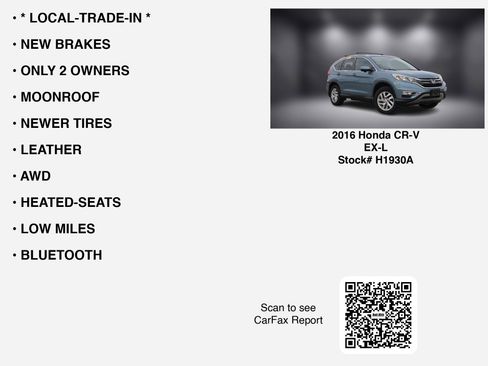 Used 2016 Honda CR-V EX-L image 7