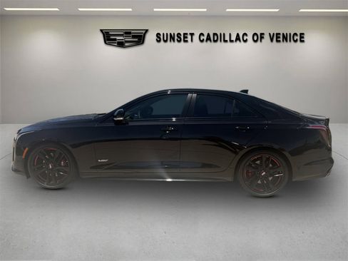 Certified 2025 Cadillac CT4 V w/ LPO, Red Accent Package RWD image 6