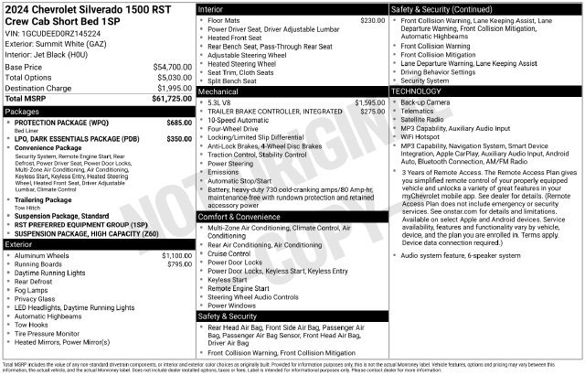 Certified 2024 Chevrolet Silverado 1500 RST w/ Protection Package AWD/4WD image 4