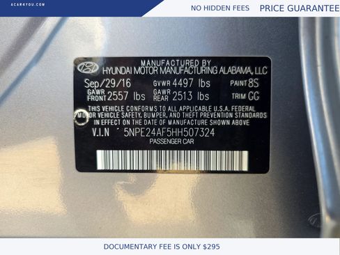 Used 2017 Hyundai Sonata SE FWD image 28