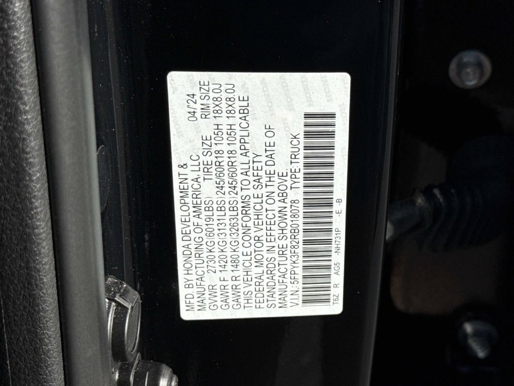 Used 2024 Honda Ridgeline Black Edition image 31