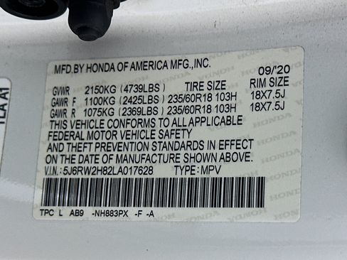 Used 2020 Honda CR-V EX-L image 12