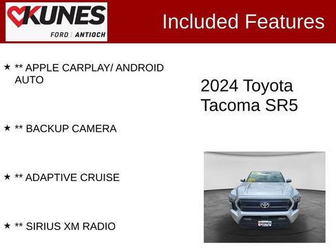 Used 2024 Toyota Tacoma SR5 AWD/4WD image 3
