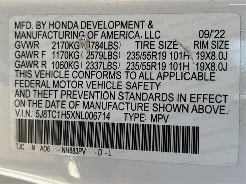 Certified 2022 Acura RDX w/ Technology Package image 33