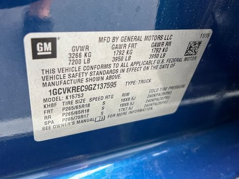 Used 2016 Chevrolet Silverado 1500 LT w/ All Star Edition AWD/4WD image 10